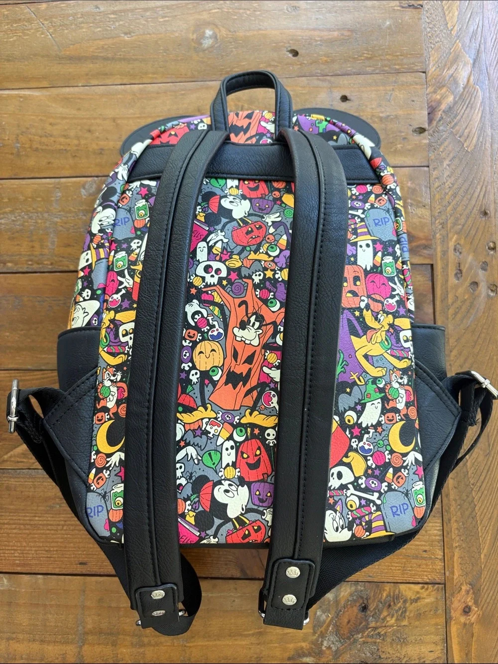 Disney Parks Loungefly Mickey & Friends Halloween Mini Backpack LIKE NEW